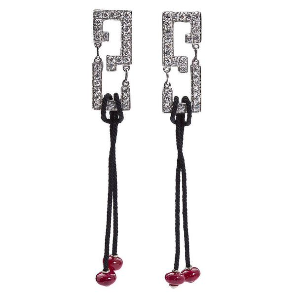 CARTIER Le Baiser du Dragon Diamond in Gold Earrings TMW Jewels Co