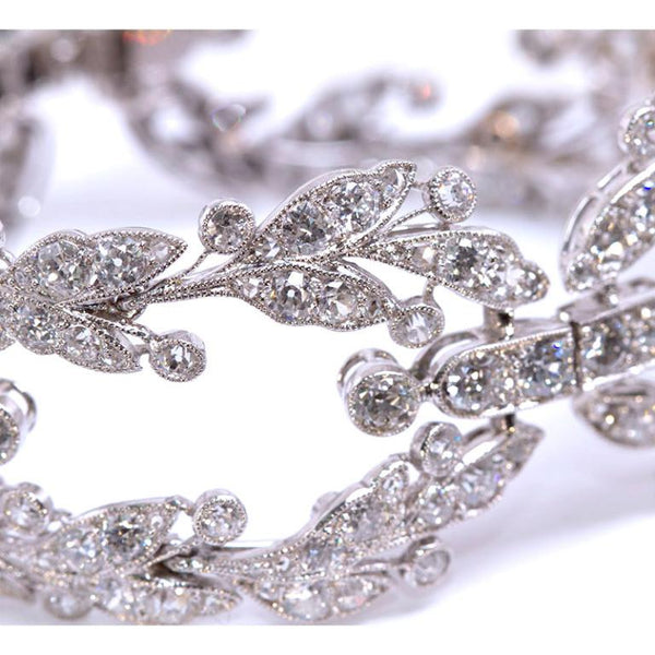 CARTIER Paris Diamond Bracelet Belle Epoque Era Circa 1910 - 2642 - TMW Jewels Co.