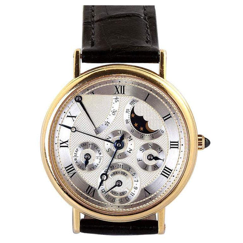 Breguet Yellow Gold Classique Complications Collection Mens Wristwatch - TMWJ-2452 - TMW Jewels Co.