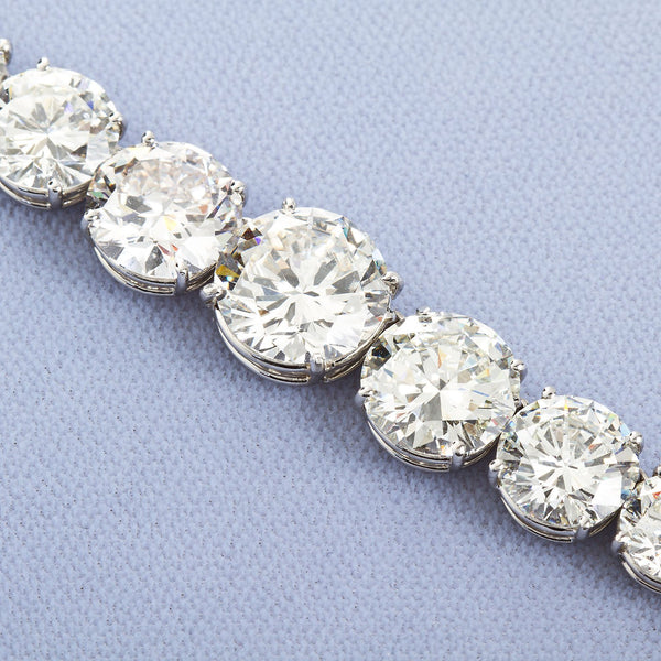 Grand Diamond Rivière Necklace 65 Carats - TMWJ-6974 - TMW Jewels Co.