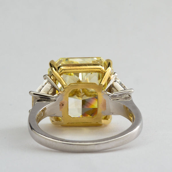 Fancy Yellow Diamond Engagement Ring 7.34 Carat GIA Certified - TMWJ-7728-8617 - TMW Jewels Co.