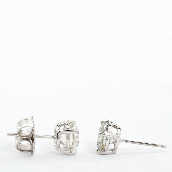 3.00 Carat Round Diamond Stud Earrings - TMWJ-8193 - TMW Jewels Co.