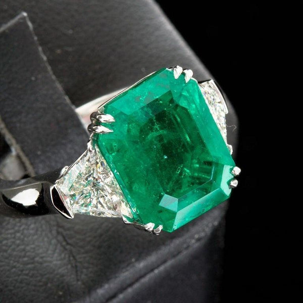 GISELLE Colombian Emerald Engagement Ring - TMWJ-8498-1 - TMW Jewels Co.